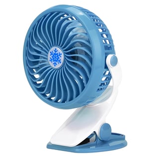 מאוורר USB נטען עם קליפס רב עוצמה