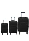 Polo Swiss Expandable Trolley Luggage Set in Sizes 20, 24, 28 Inch