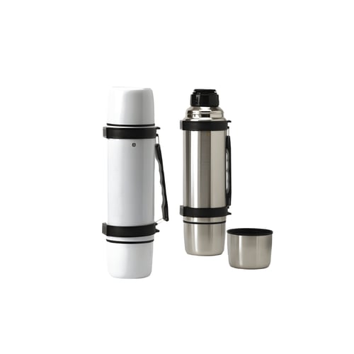 תרמוס נירוסטה פולו סוויס 1.1 ליטר עם 2 כוסות