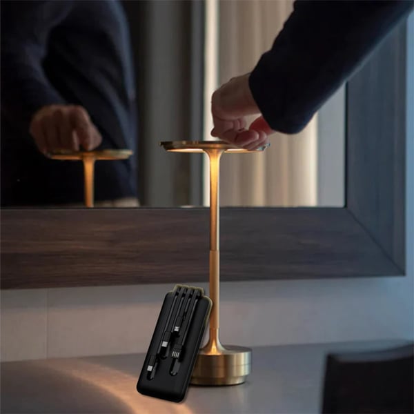 Perfect Gadget Set: Touch Lamp & 10,000 mAh Charger