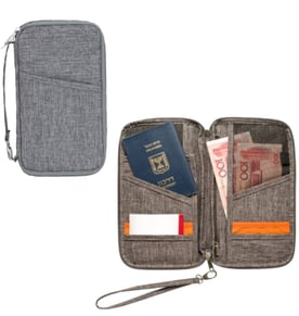 ארנק בדרכון ודוקומנטים מבד קורדורה - גודלו ובטיחותך
