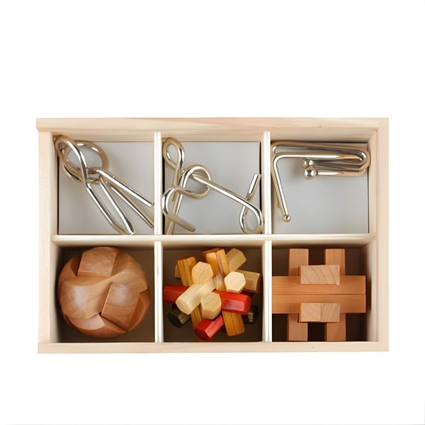 סט משחקי פאזל מעץ איכותיים לילדים