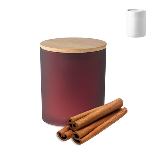 Eco-Friendly Scented Wax Candle with Bamboo Lid