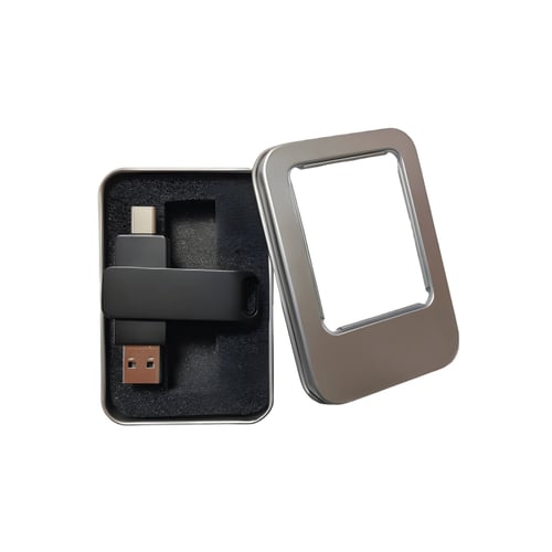זיכרון נייד USB TYPE-C 64G בקופסת מתכת