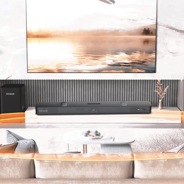 מקרן קול 500W עם סאב וופר אלחוטי ותמיכה בטכנולוגיית DOLBY ATMOS