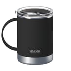 אסובו ספל תרמי עם ציפוי קרמי ומכסה טריטן, 360 מ"ל