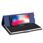 פולדר A5 עם טעינה אלחוטית 15W ומעמד לנייד