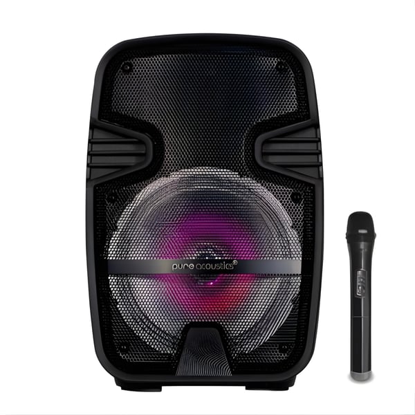 רמקול קריוקי נייד 1000W עם אורות דיסקו