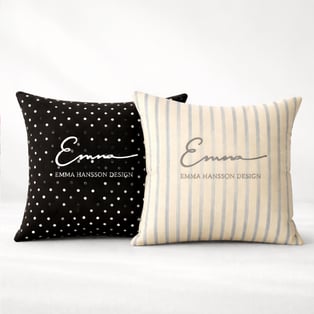 כריות דקורטיביות מבד קנווס - שדרוג לבית