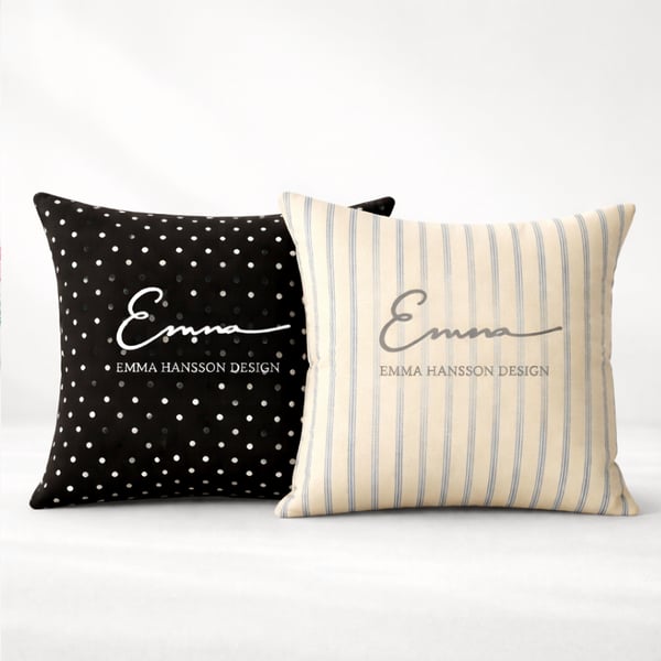 כריות דקורטיביות מבד קנווס - שדרוג לבית