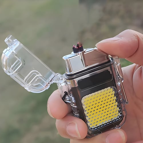 "אסטרל" פנס ומצית אלקטרוני נטען USB