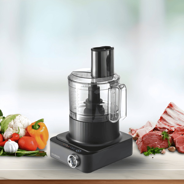 Hyundai 1000W Professional Food Processor 1.5 Liter with Accessories