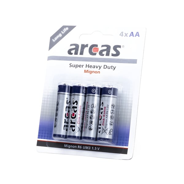 Powerful 4-Pack 1.5V AA Batteries