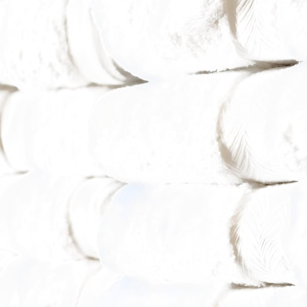 Luxurious Soft White Face Towel