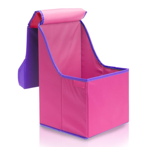 כיסא מתקפל לילדים עם אחסון ומשענת יעילה