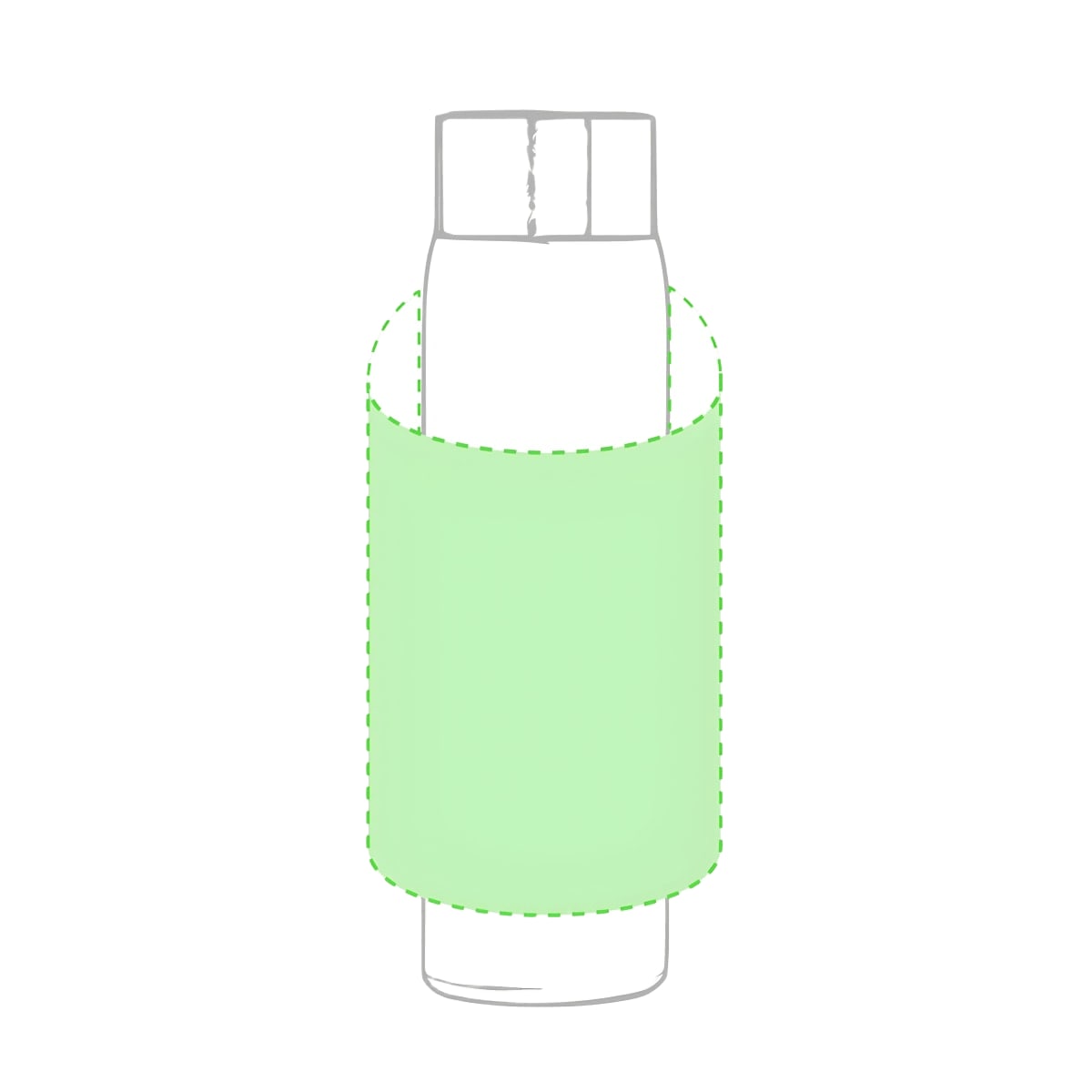 בקבוק תרמי מבודד קנאי עם מד טמפרטורה