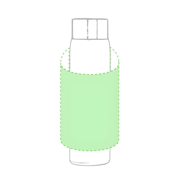 בקבוק תרמי מבודד קנאי עם מד טמפרטורה