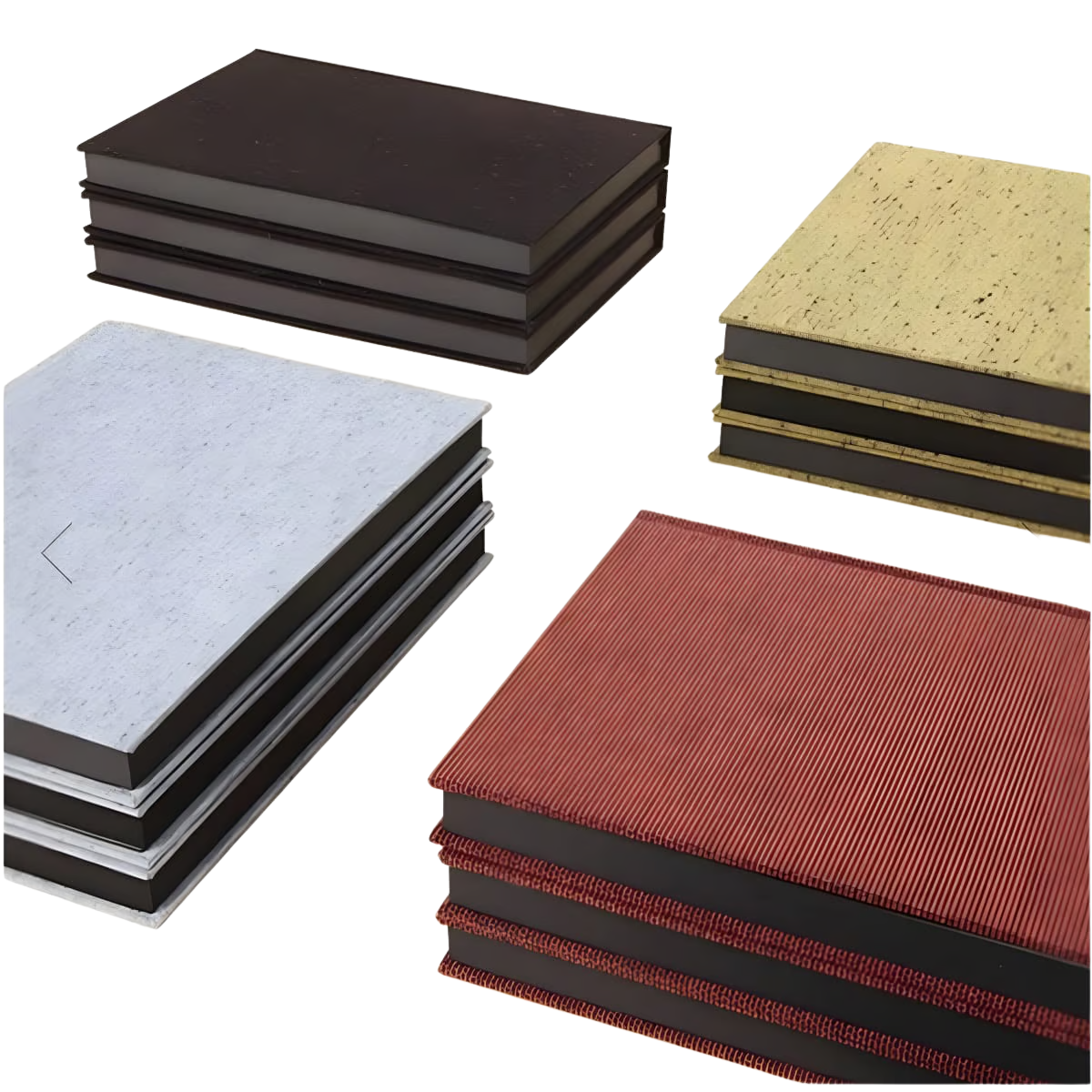 מחברת אוניברסיטאית בעיצוב אלגנטי עם כריכה קשה