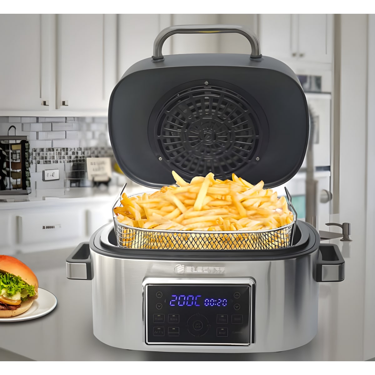 גריל אייר טורבו BBQ לבישול בריא מבית ניופאן