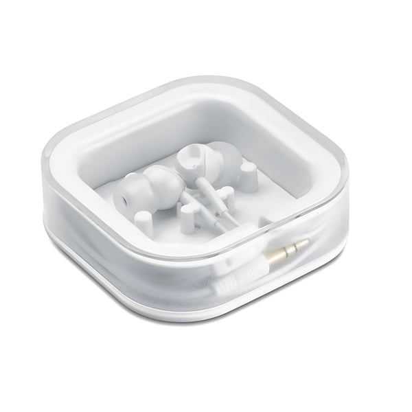 Headphones with Built-in Microphone in a Carrying Case