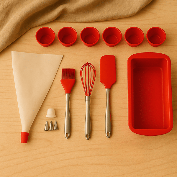 סט כלי מטבח סיליקון רב שימושי