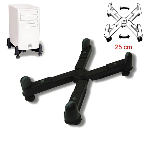 מעמד מתכוונן למארז מחשב עם 5 גלגלים - RAZINK