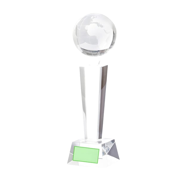 גביע זכוכית מעוצב עם בסיס עמיד להדפסה