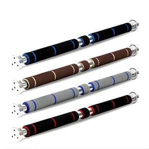 No-Drill Telescopic Door Pull-Up Bar