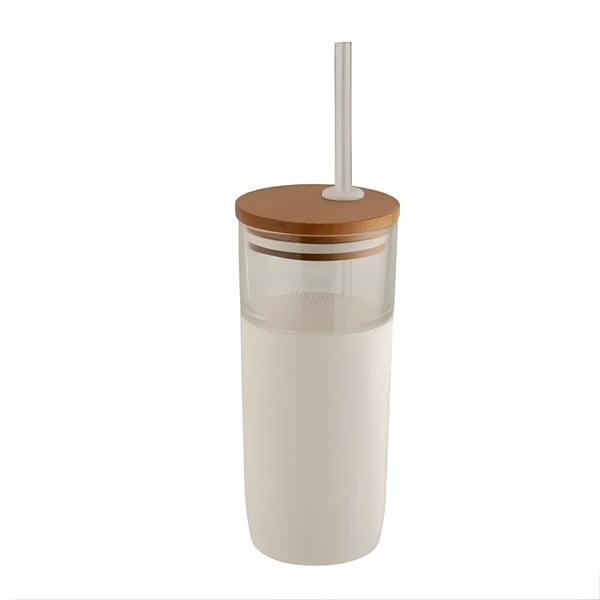 Colorful Drinking Cup with Straw