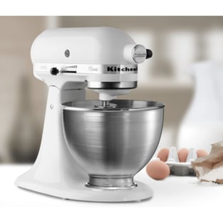 מיקסר מקצועי Kitchenaid 4.3 ליטר בצבע לבן