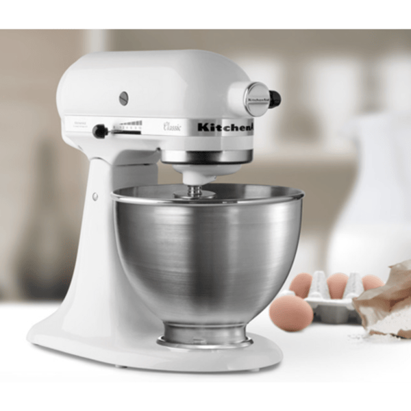 מיקסר מקצועי Kitchenaid 4.3 ליטר בצבע לבן