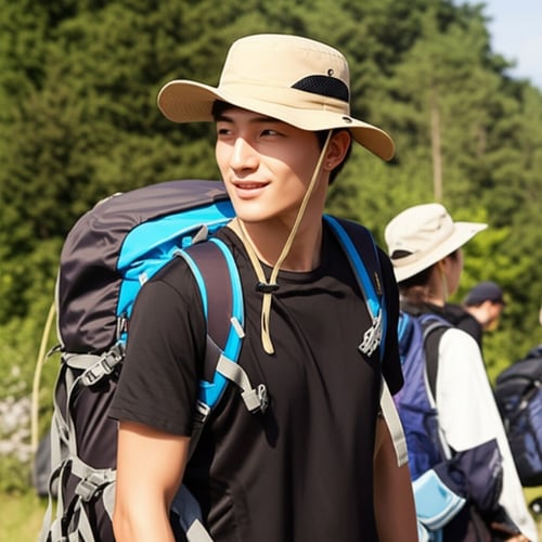 כובע רחב שוליים בסגנון בוקרים נגד שמש