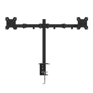 מתקן מתקפל לשני מסכי מחשב עם יכולת התאמה אישית