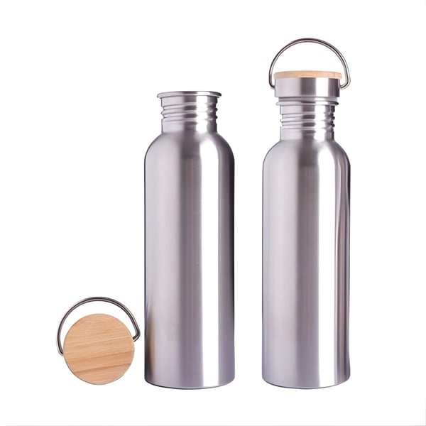500ML Thermal Bottle with Wooden Cap - Hot & Cold