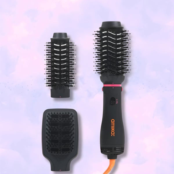 Amika Triple Header Interchangeable Hair Brush