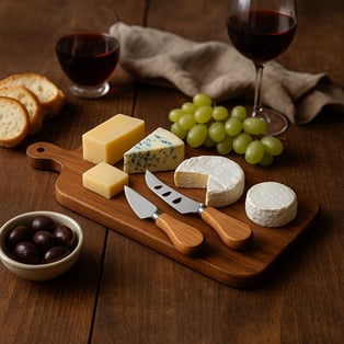 מערכת הגשת גבינות ויין איכותית