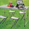 Complete Picnic Set with Compact Table and Chairs