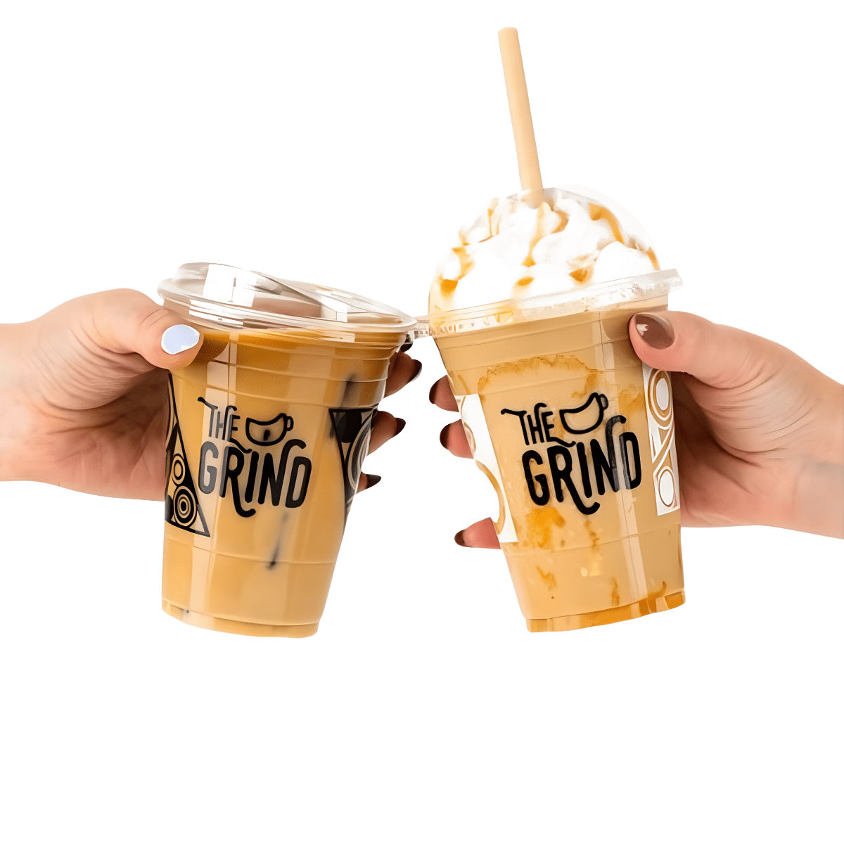 כוסות פלסטיק שתיה קרה עם הדפס