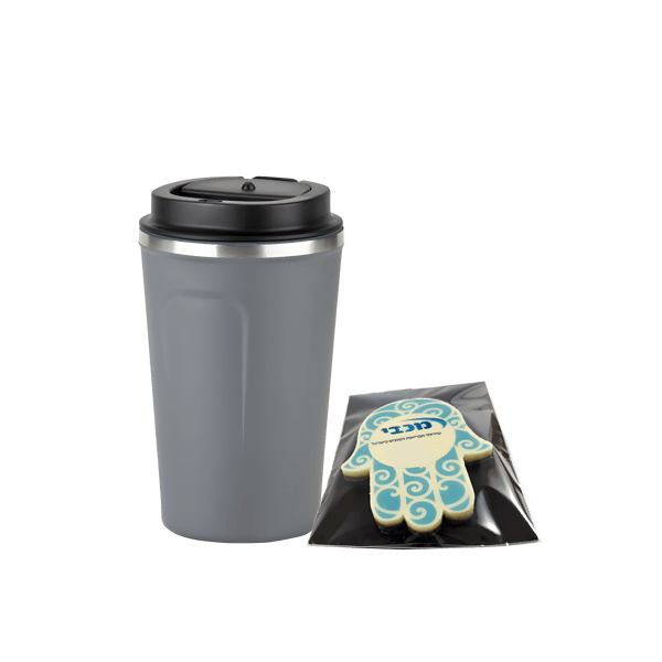 מארז חמסה מעוצב עם ספל תרמי איכותי