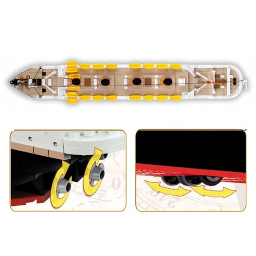 המשחק להרכבת מודל טיטאניק - כיף והרפתקה