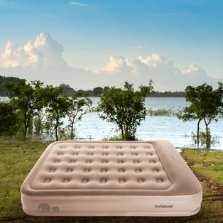 מיטת אוויר קווין עם משאבה פנימית של GoNature
