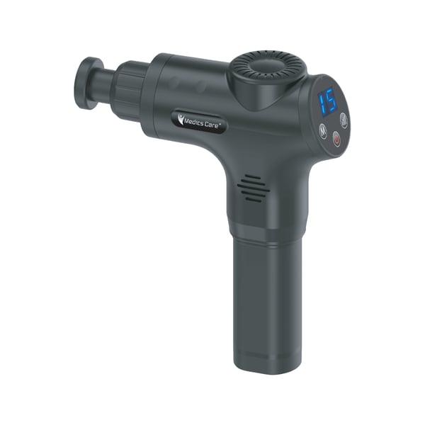 אקדח עיסוי רב-עוצמה MEDICS CARE לשחרור מתחים ושיפור הבריאות הכללית