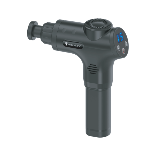 אקדח עיסוי רב-עוצמה MEDICS CARE לשחרור מתחים ושיפור הבריאות הכללית