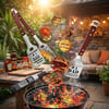 סט BBQ מקצועי 3 חלקים במזוודת יוקרה – הגריל שלכם מעולם לא נראה טוב יותר!