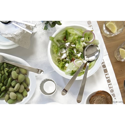 קערת סלט עגולה 2 ליטר – דגם ווינטר פרוסט וויט – CORELLE