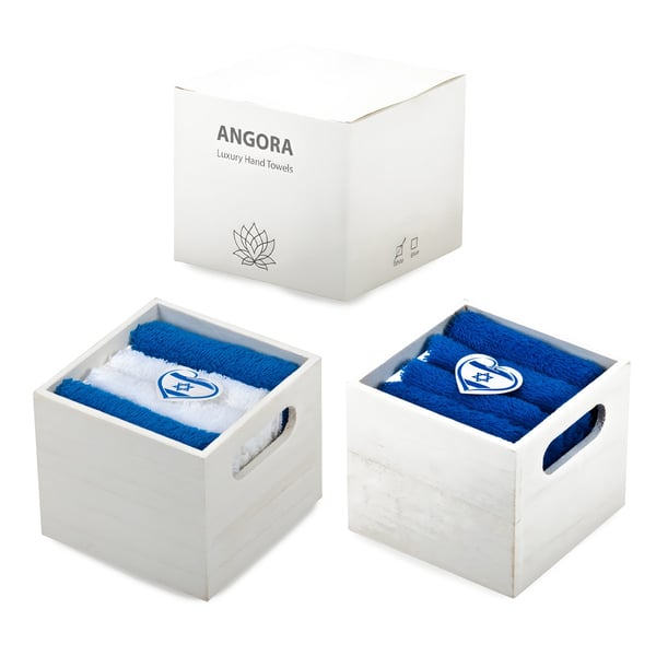 סט מגבות ידיים יוקרתיות מאנגורה (4 יחידות)