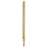 Wooden Ruler with Blue Ink Pen