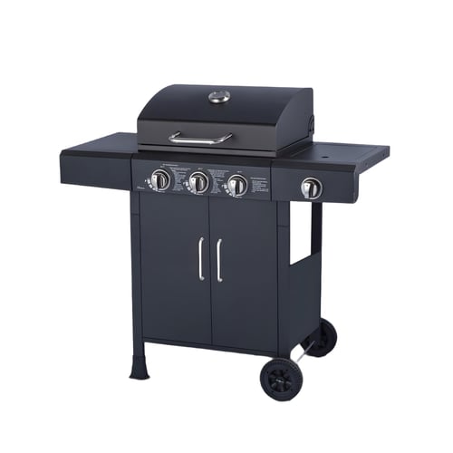 גריל גז 3 מבערי נירוסטה עם כירת צד 42,000BTU מבית SIRIUS LIVING