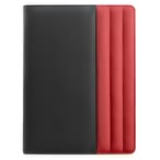 מכתביית מנהלים A4 עם שילוב דמוי עור ובד ניילון