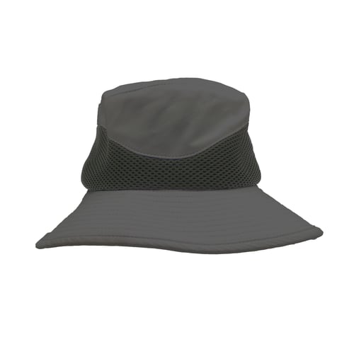 כובע ספארי עם שוליים רחבים ואוורור